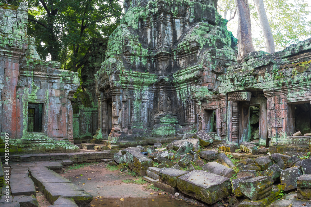 Ta Prohm, Siem Reap, Cambodia - one of the many famous spots in this temple, also know for it's gigantic tree roots