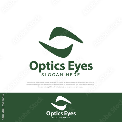 Logo design icon simple glasses stem illustration, symbol, design template, Glasses Logo, Glasses Vector