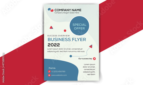 Corporate Business Flyer Design vector 2022 | Business Company Flyer | Marketing Business Banner