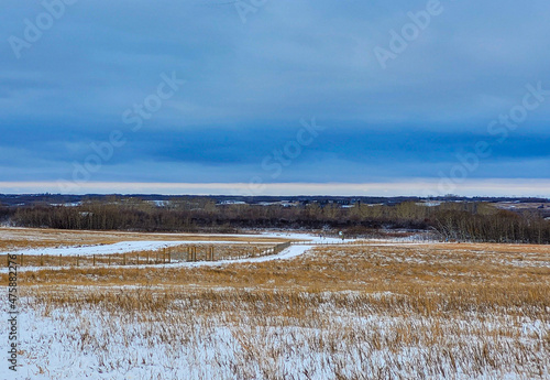 Fototapeta Naklejka Na Ścianę i Meble -  landscape with snow