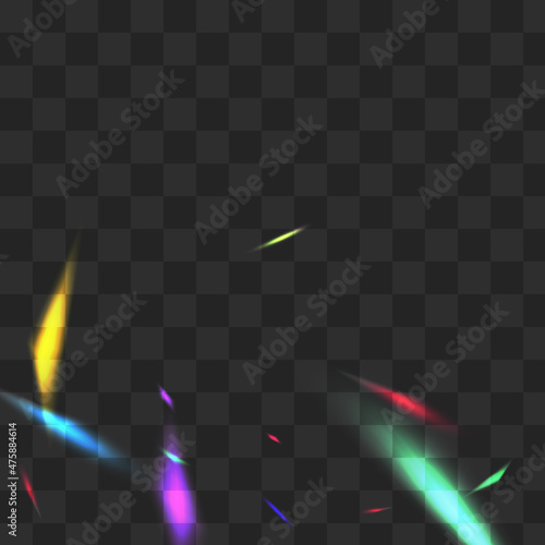 Gradient Glitch Vector Transparent Background.
