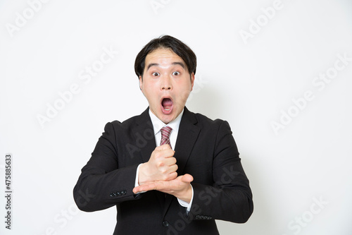 共感しているビジネスマン