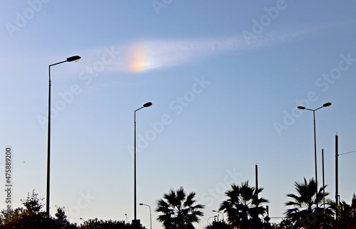 Rainbow in the cloud!