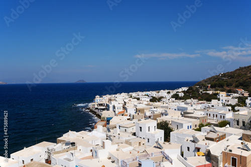 view of Mandraki on the Nisyros island  Greece   