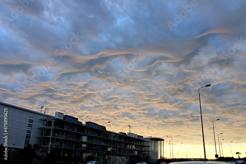 Clouds in the shape of waves!
