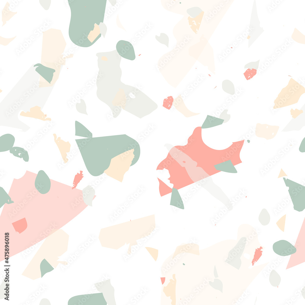 Terrazzo seamless pattern. Modern classic Terrazzo seamless pattern. Modern classic