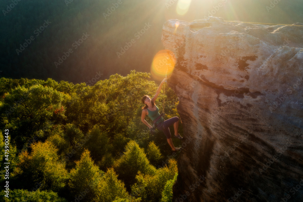 Fotografie Rock Climber