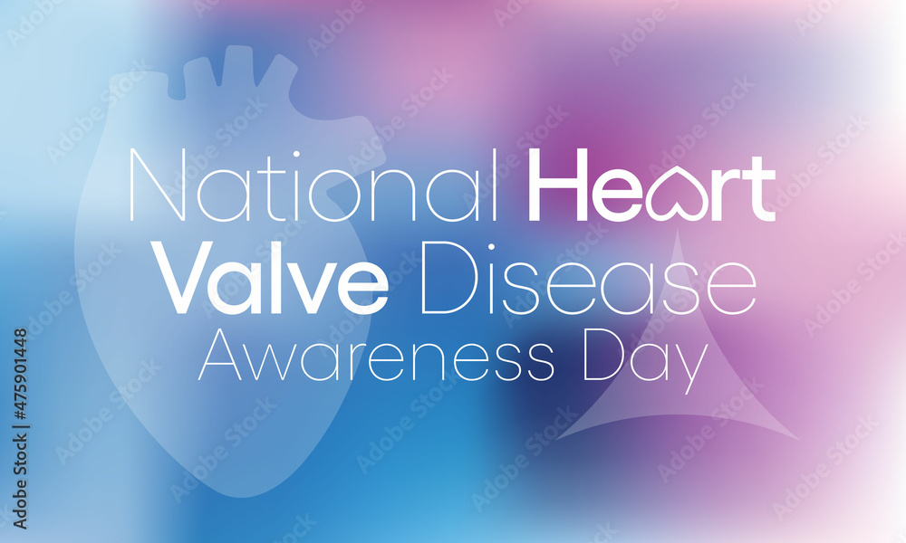 National Heart Valve disease awareness day is observed every year on February 22, dedicated to increasing recognition of the specific risks and symptoms of the disease. Vector illustration