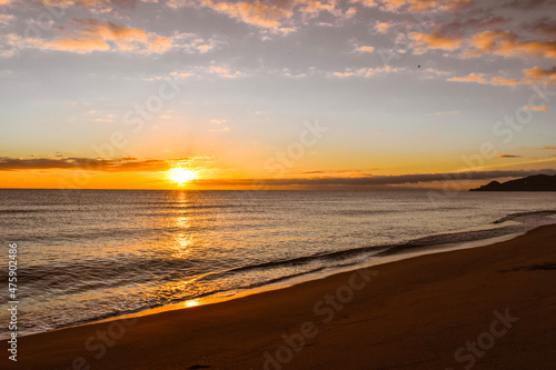 sunset at the beach © Patrick