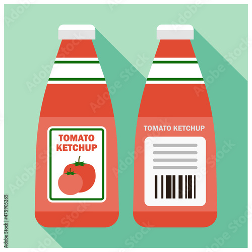 Tomato ketchup bottle