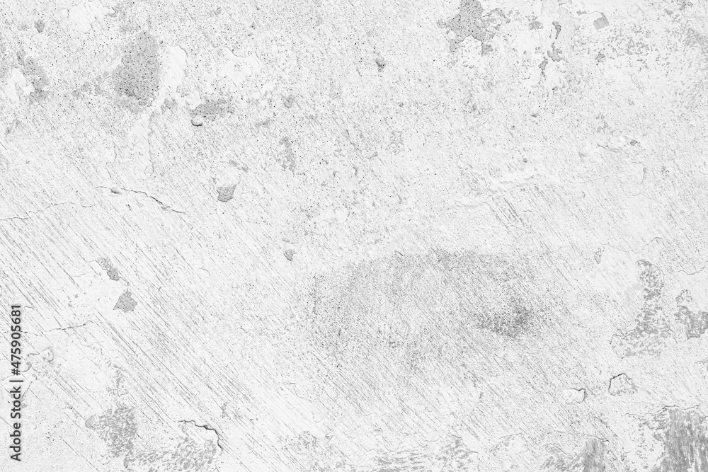 Obraz premium White gray old cement wall concrete or stone backgrounds textured