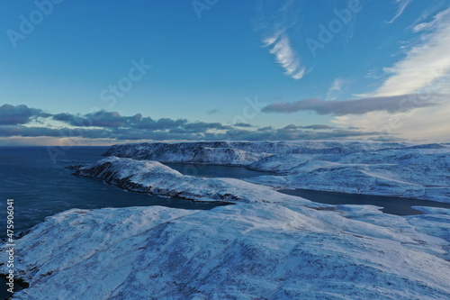 Wallpaper Mural landscape with mountains in Nordkap Norway Torontodigital.ca