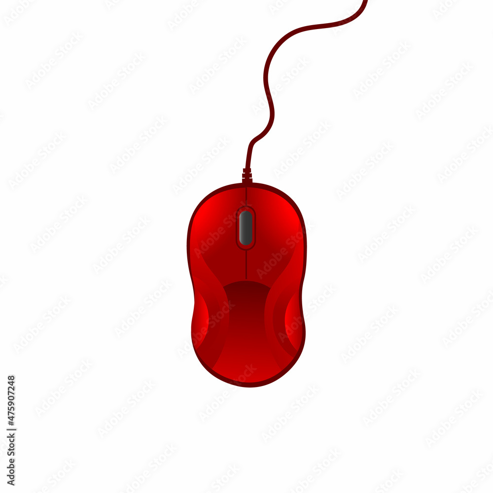 computer mouse isolated on white