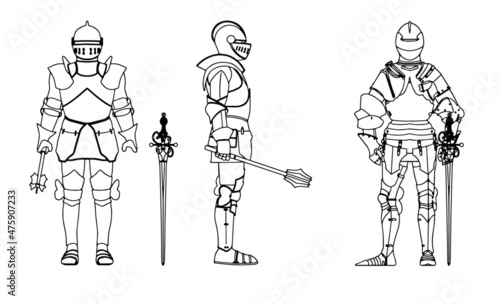 Medieval knight.