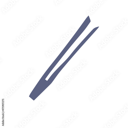 Image of a tweezer tweezer for removing plucking eyebrows and hair