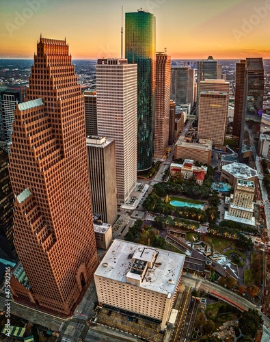 Houston Texas Highrise Skyline photo