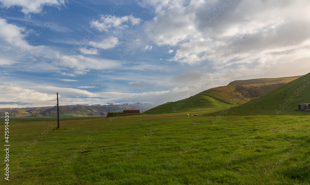 Iceland Farmhouse Landscape