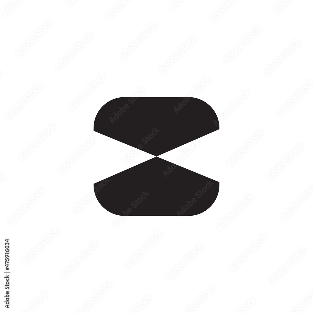 Sand watch icon. Simple style event big sale poster background symbol. Logo design element. T-shirt printing. Vector for sticker.