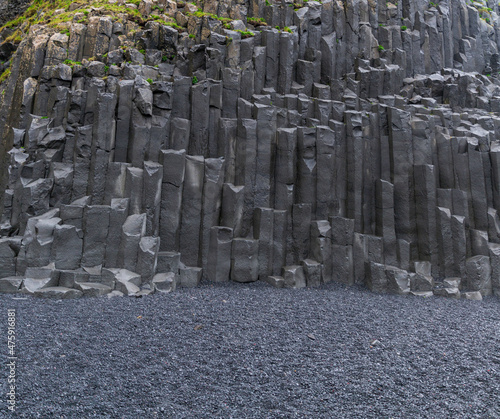Basalt columns Iceland