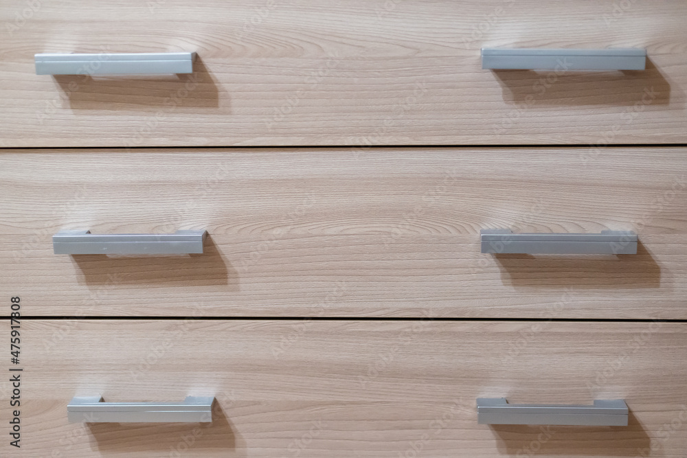 Sideboard chest of drawers with many handles. Sideboard chest of drawers with many handles.