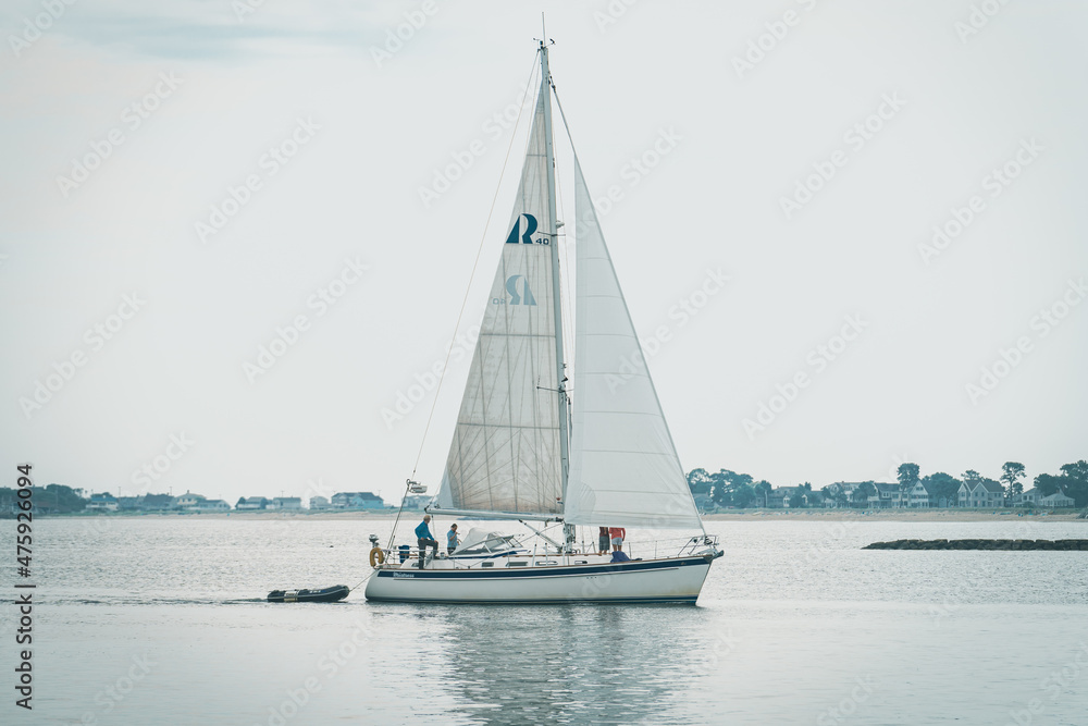 Fototapeta premium sailboat on the lake