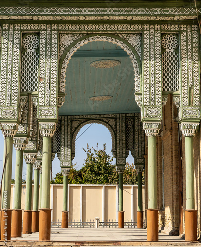 Canvas-taulu Uzbekistan, Bukhara, part of the ancient summer Palace of the last Emir