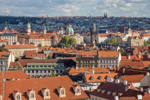 roofs of Lesser Town - view from Prague Castle