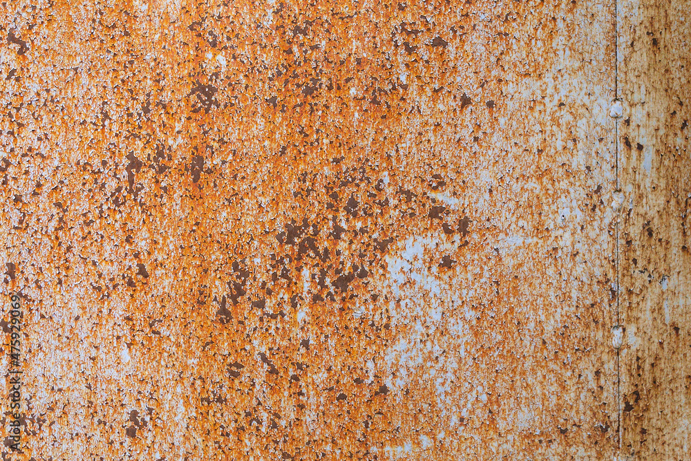 Fototapeta premium Background old metal wall with rust