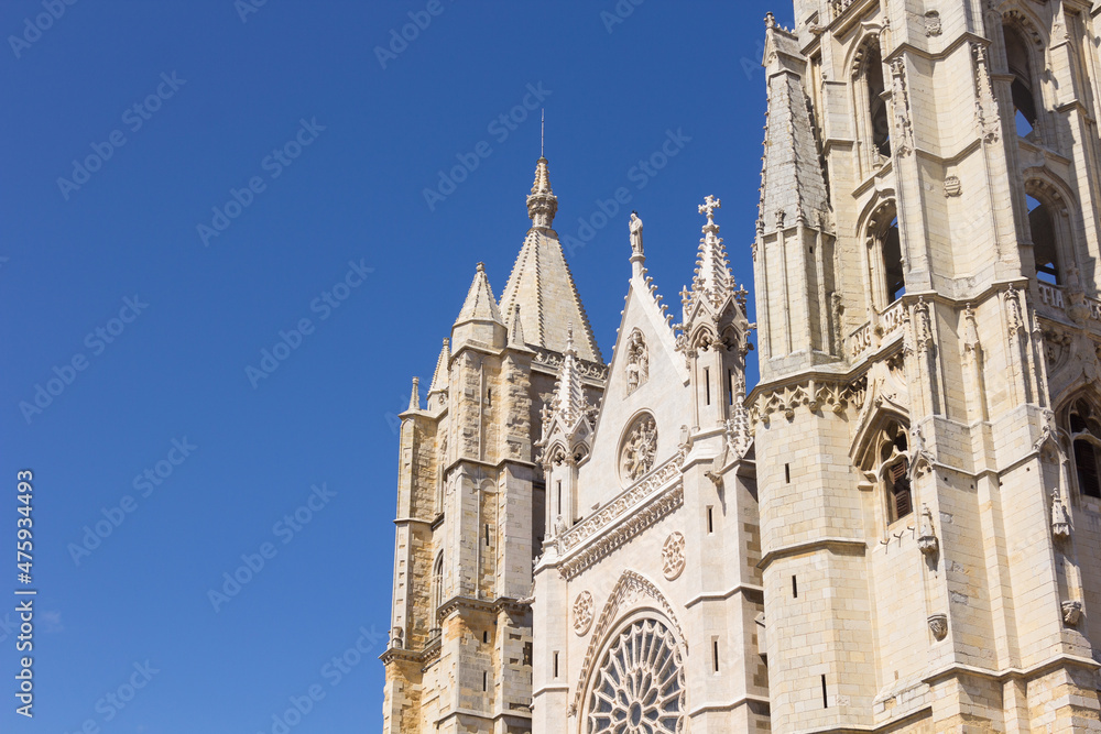 Cathedral of the city of Leon, Spain