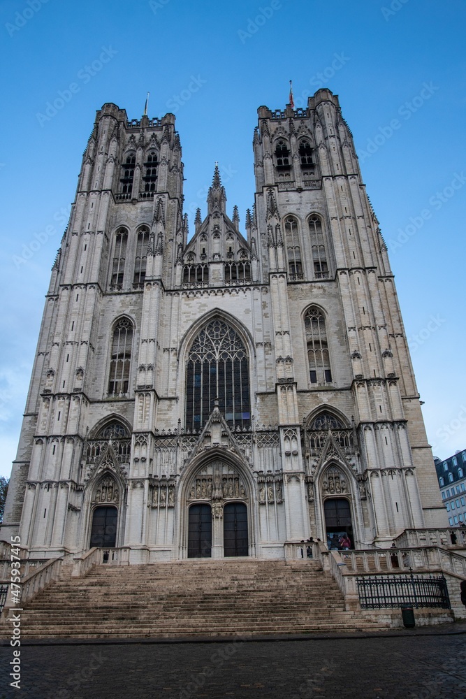 Cathedral of Brussels or Cathedral of Saint Michael and Saint Gúdula