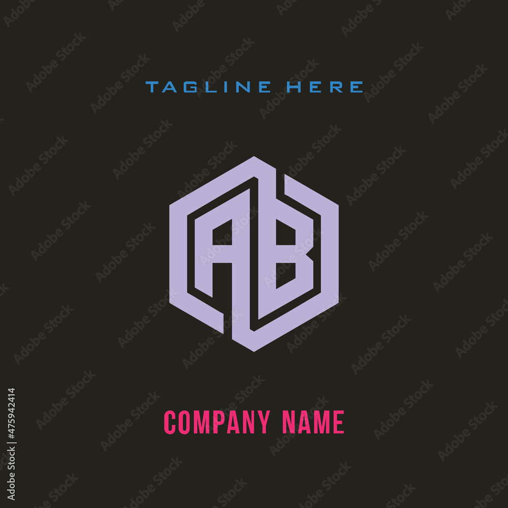 AB lettering logo is simple, easy to understand and authoritative AB lettering logo is simple, easy to understand and authoritative
