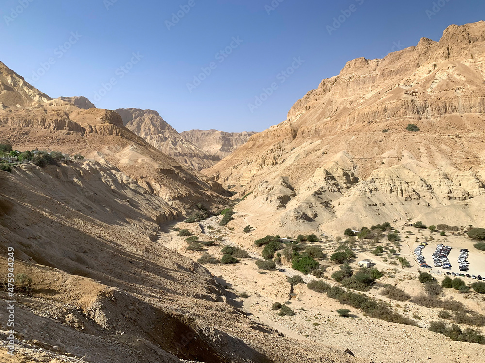 Nahal Arugot - a gorge in the Judean Desert