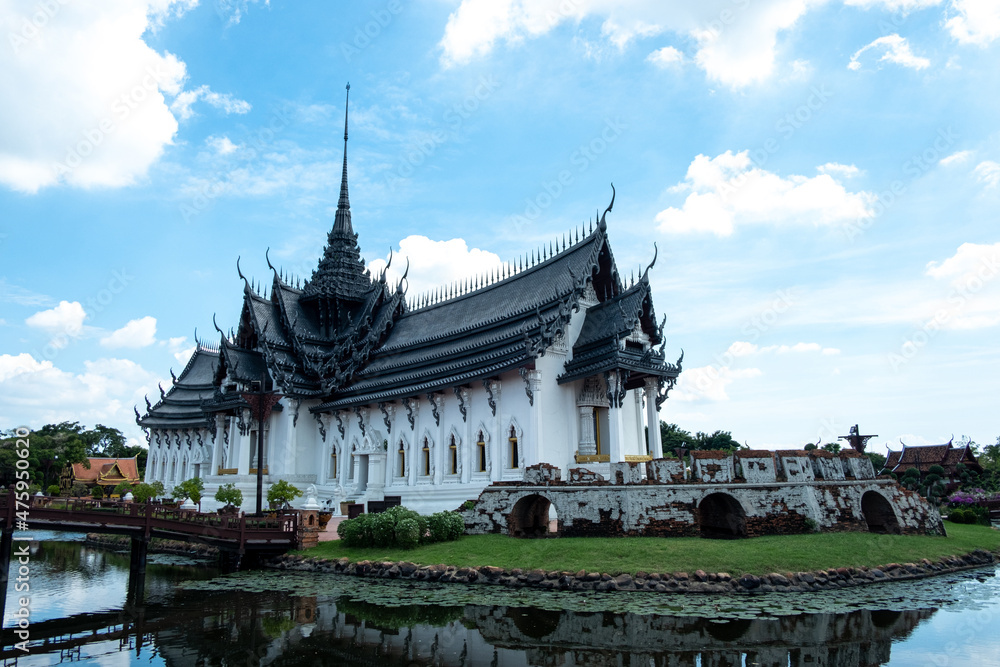 Sanphet Prasat Palace, Ancient City   Samut Prakan province, Thailand.