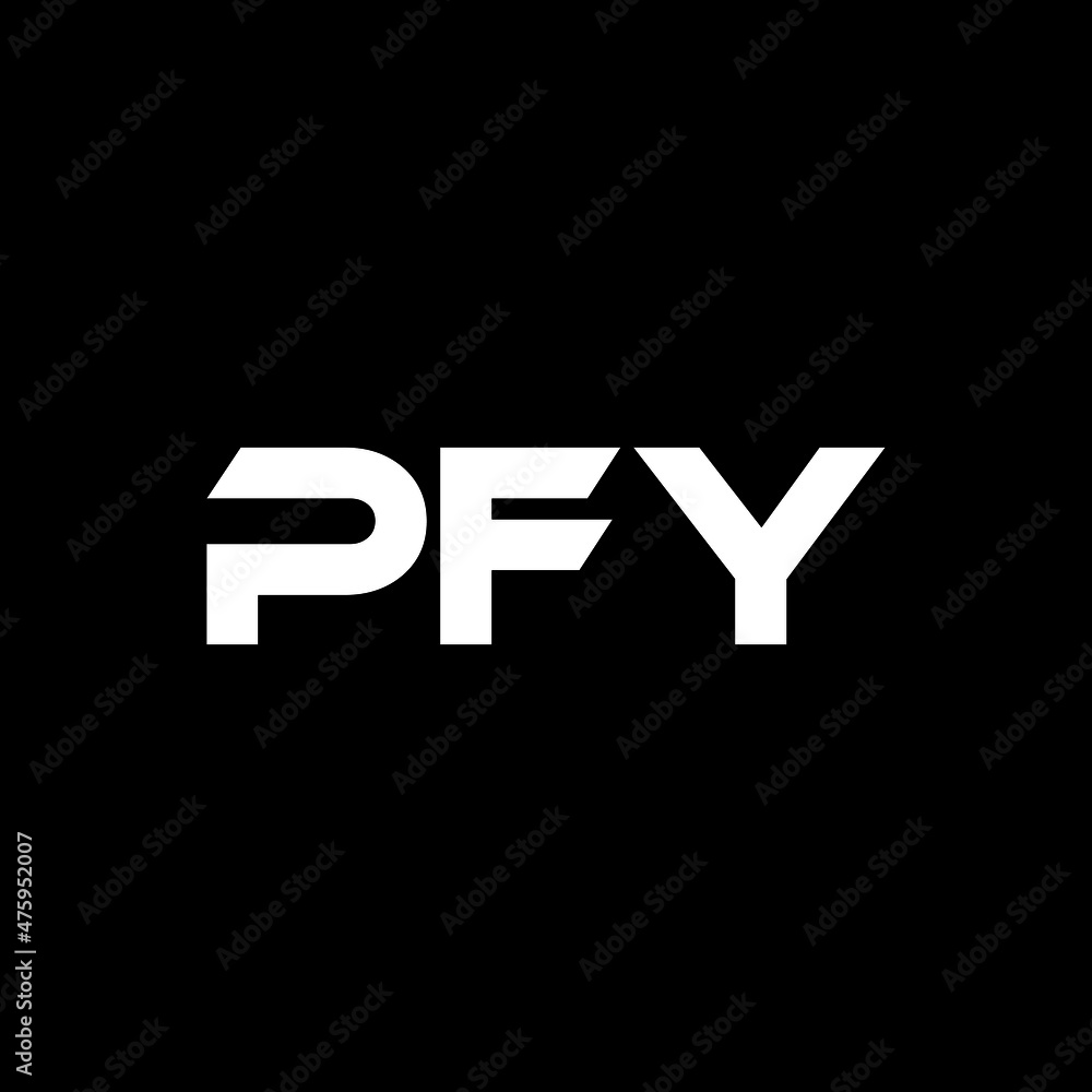 PFY letter logo design with black background in illustrator, vector logo modern alphabet font overlap style. calligraphy designs for logo, Poster, Invitation, etc. PFY letter logo design with black background in illustrator, vector logo modern alphabet font overlap style. calligraphy designs for logo, Poster, Invitation, etc.
