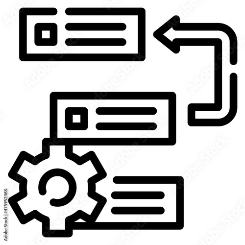 backlog line icon