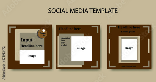 template to promote an object or product