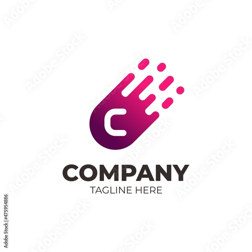 Letter C Logo. Vector C Logo Elegant Luxury