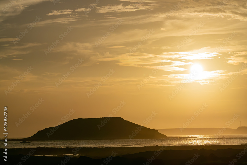 Sunset nature landscape in Penghu island Sunset nature landscape in Penghu island