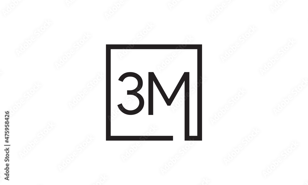 3m logo, mmm logo Stock Vector | Adobe Stock