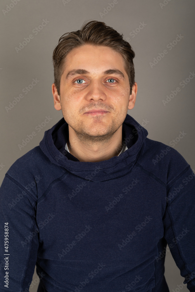 Handsome man studio portrait Handsome man studio portrait