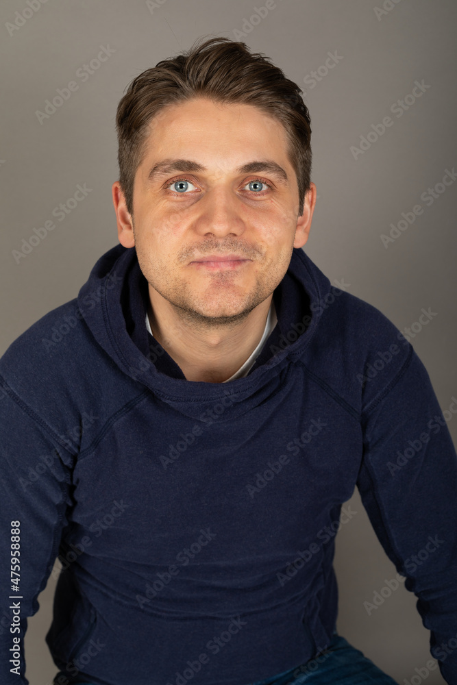 Handsome man studio portrait Handsome man studio portrait