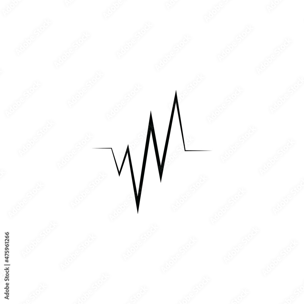 Hearbeat Pulse Icon Vector Illustration Logo Template Hearbeat Pulse Icon Vector Illustration Logo Template