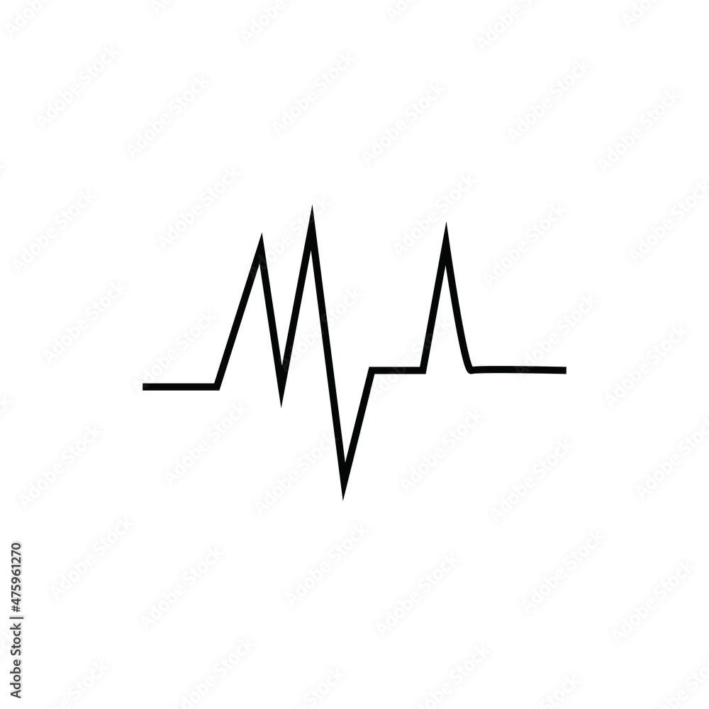Hearbeat Pulse Icon Vector Illustration Logo Template Hearbeat Pulse Icon Vector Illustration Logo Template