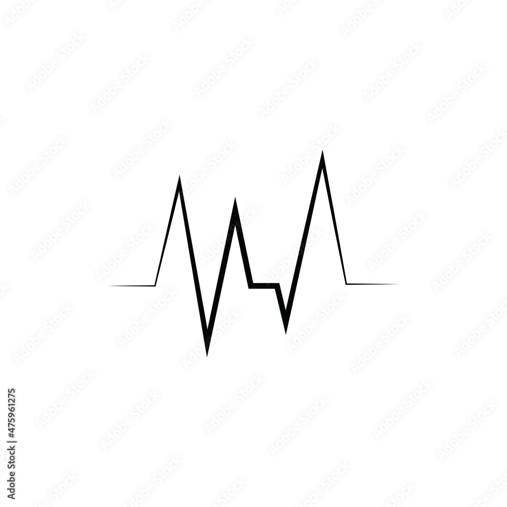 Hearbeat Pulse Icon Vector Illustration Logo Template Hearbeat Pulse Icon Vector Illustration Logo Template