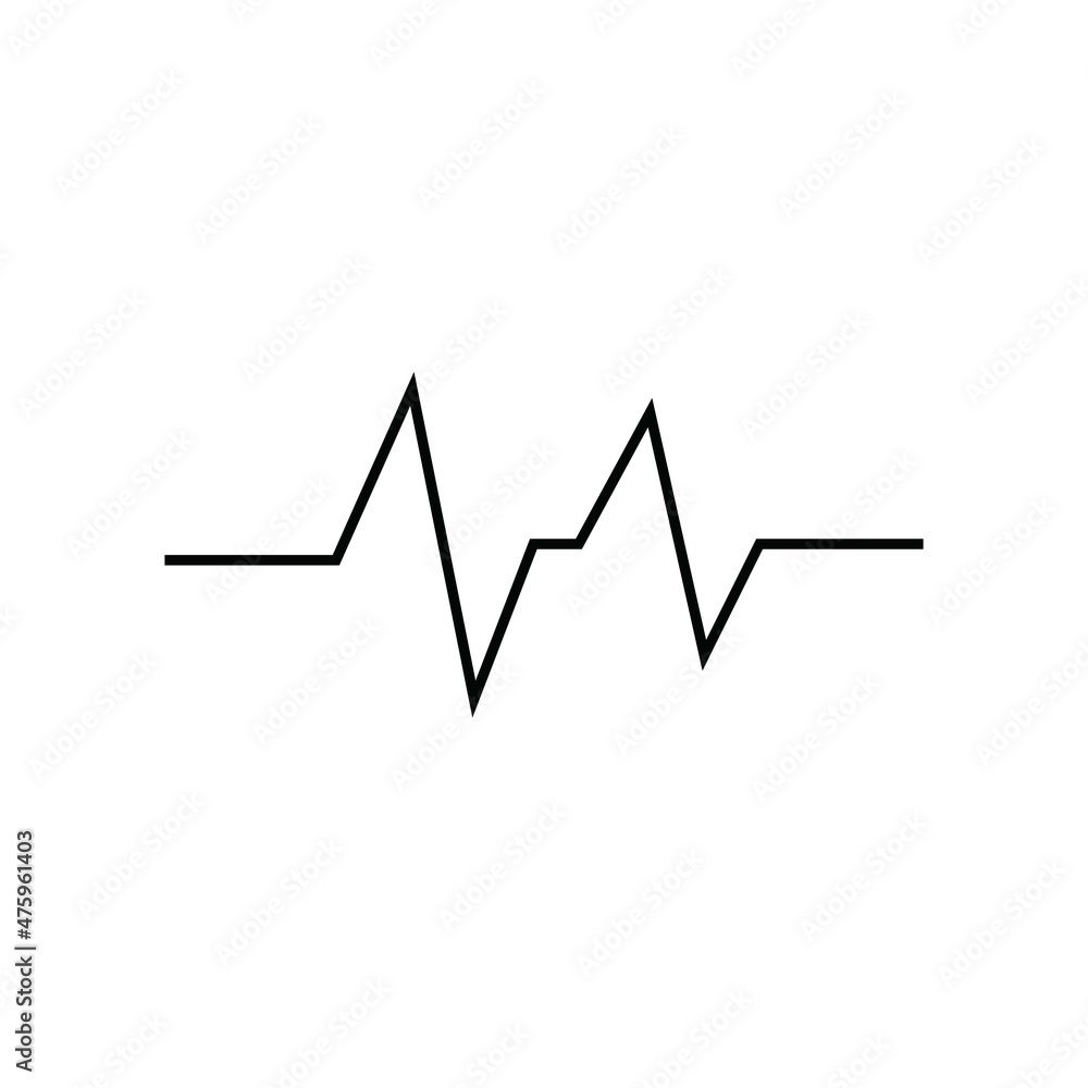 Hearbeat Pulse Icon Vector Illustration Logo Template Hearbeat Pulse Icon Vector Illustration Logo Template