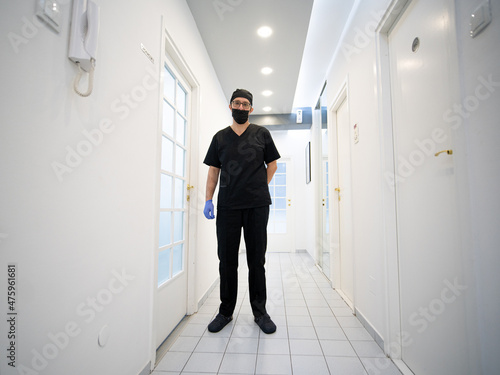 Male doctors in hospital . high quality photo 