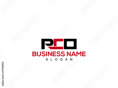 Classic PCO Logo, Letter PC logo icon concept with creative font design