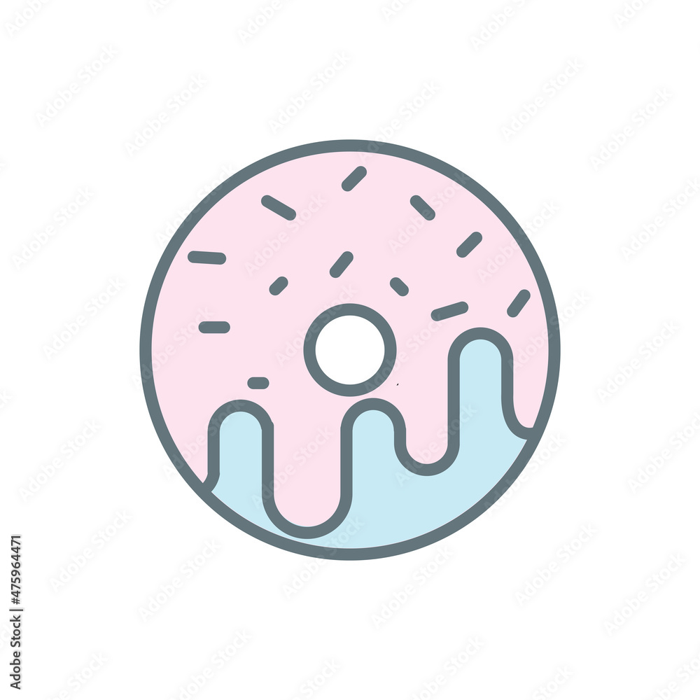 doughnut icon vector design templates white on templates doughnut icon vector design templates white on templates