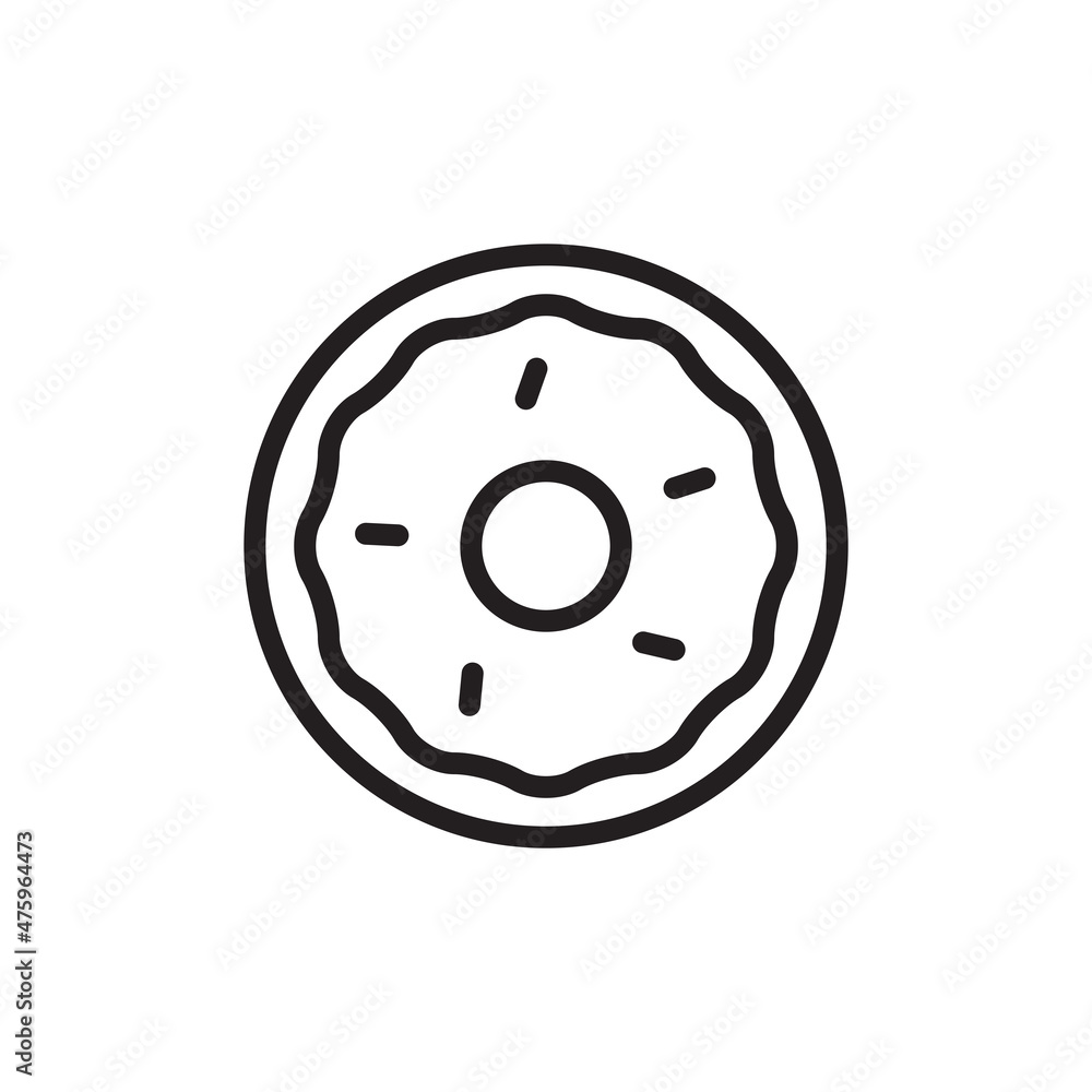 doughnut icon vector design templates white on templates doughnut icon vector design templates white on templates