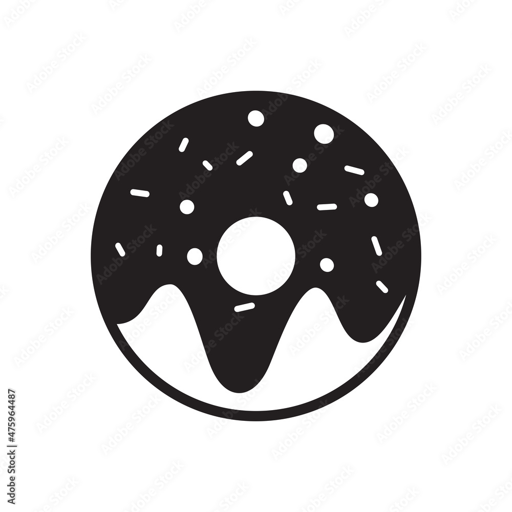 doughnut icon vector design templates white on templates doughnut icon vector design templates white on templates